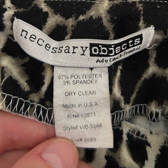 Necessary Objects Woman’s Small Cheetah Print Sleeveless Mini dress - Picture 8 of 9